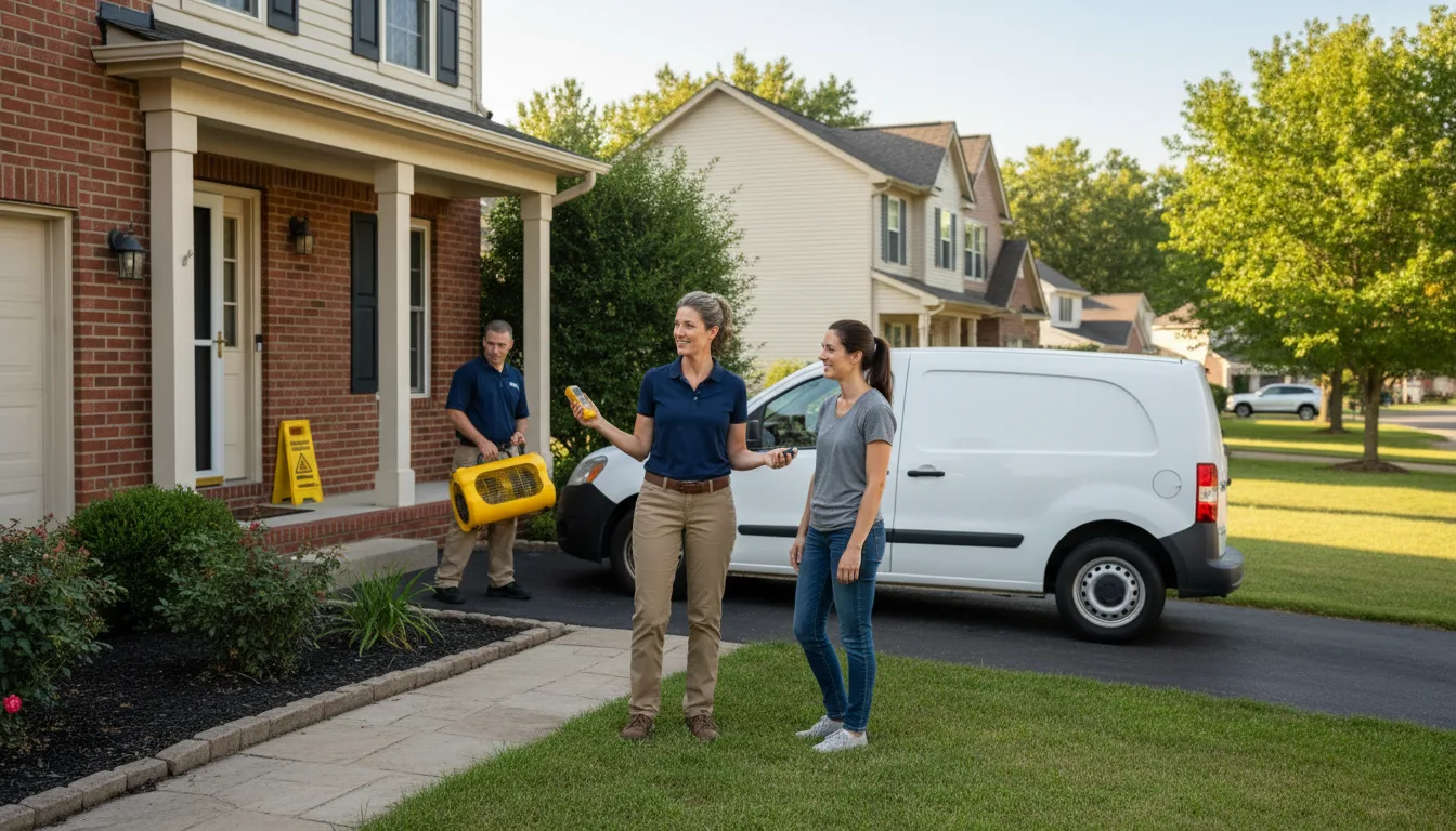 Residential water damage restoration in Chinle, AZ